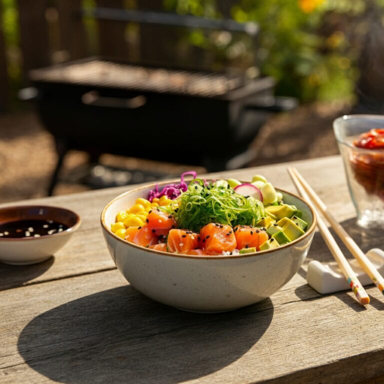 salmon poke bowl