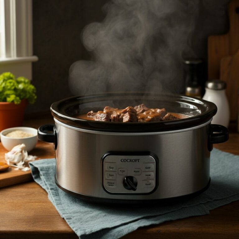 crock pot cube steak and gravy